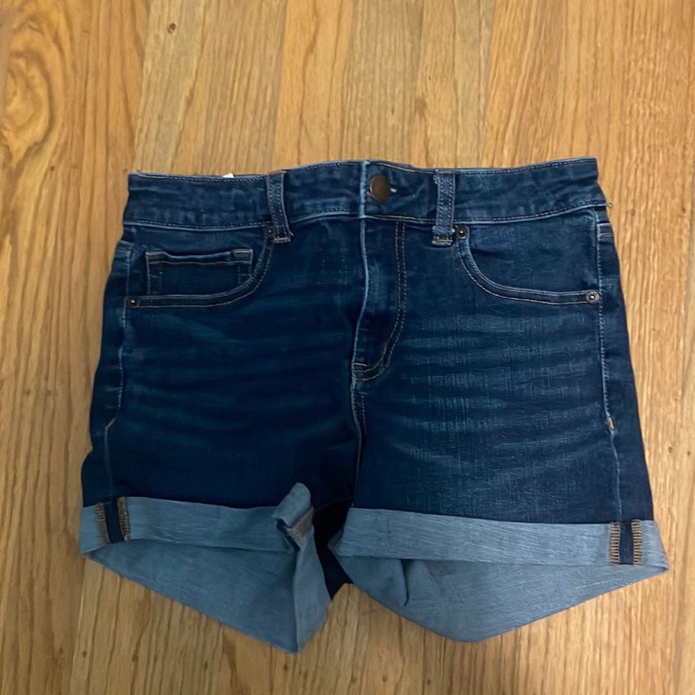 Aeropostale dark blue jean shorts